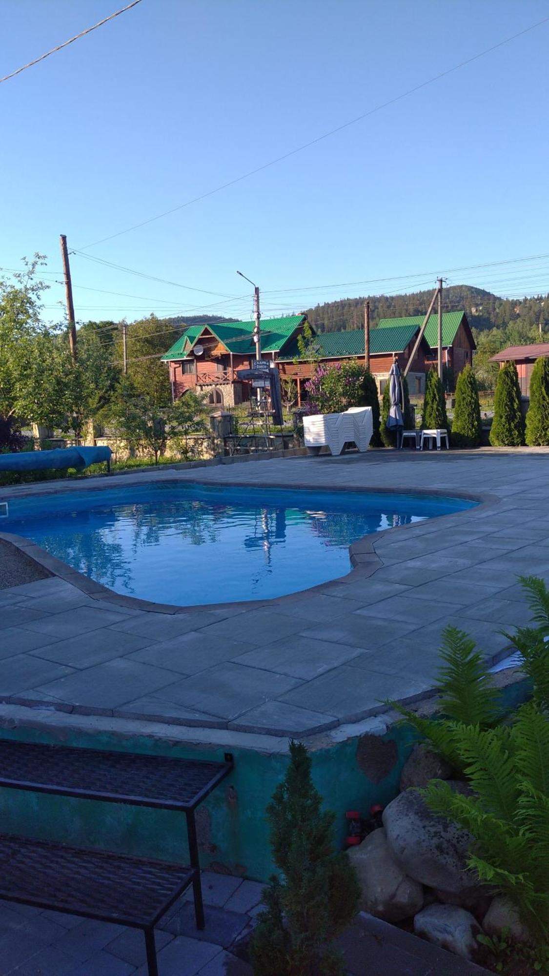 Садиба Янчар Номер Студiо З Басейном Mykulychyn Esterno foto